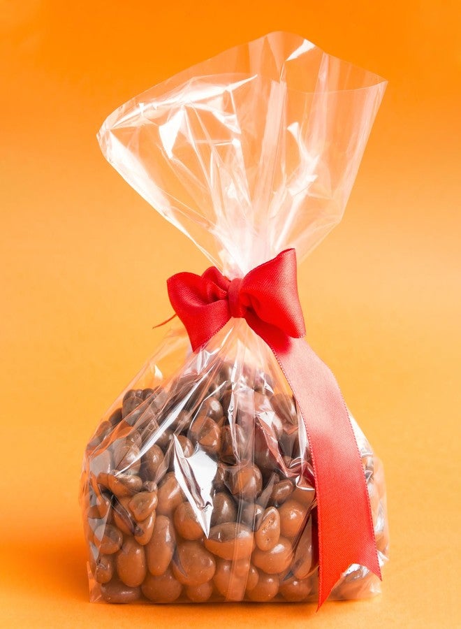 Morepack Gusseted Flat Bottom Cellophane Bags with Paper Insert 50Pcs 5x3x12 Inches Gusseted Cello Bags - Image 5